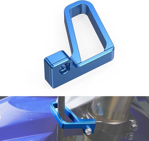 NICECNC Front Brake Cable Clamp 5XE-23389-00-00, 1SS-23389-00-00 Compatible with Yamaha YZ125/250 2004-2020 YZ250F/450F 2004-2009 YZ250X 2016-2020 YZ125X 2020,Dirt Bike CNC Machined Anodized in Saudi Arabia