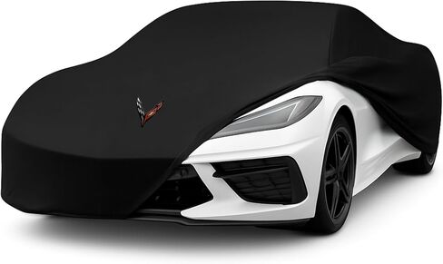 Corvette C8 Premium Indoor Car Cover, Black, Custom Fit, Vehicle Protection in Saudi Arabia