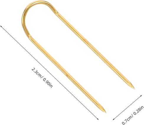 Housoutil 100pcs U Shaped Blocking Pins for Sewing and Quilting Durable Hand Sewing Needles Portable Case for DIY Crafts Jewelry Displays and Home Decor in Saudi Arabia