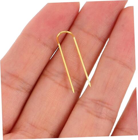 Housoutil 100pcs U Shaped Blocking Pins for Sewing and Quilting Durable Hand Sewing Needles Portable Case for DIY Crafts Jewelry Displays and Home Decor in Saudi Arabia