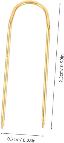 Housoutil 100pcs U Shaped Blocking Pins for Sewing and Quilting Durable Hand Sewing Needles Portable Case for DIY Crafts Jewelry Displays and Home Decor in Saudi Arabia