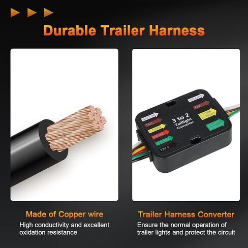 4-Pin Trailer Wiring Harness Compatible with 2019-2025 Toyota RAV4 Towing Hitch Wiring for Trailer Light Cable Connect Replacement for 56434 in Saudi Arabia