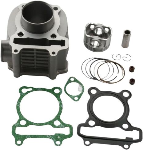 Scooter Cylinder Kit 52.4mm 12100-ARA-000 Compatible With Automotive Motorcycle Parts Symphony Sr 125 Orbit Jet 4 125cc For Part Number 12100-ARA-000 in Saudi Arabia