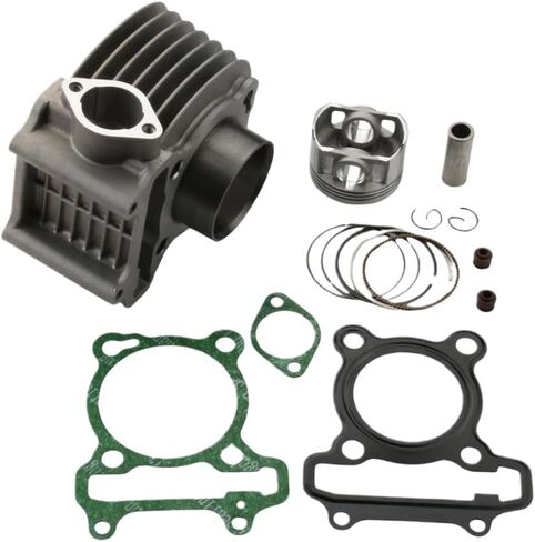 Scooter Cylinder Kit 52.4mm 12100-ARA-000 Compatible With Automotive Motorcycle Parts Symphony Sr 125 Orbit Jet 4 125cc For Part Number 12100-ARA-000 in Saudi Arabia