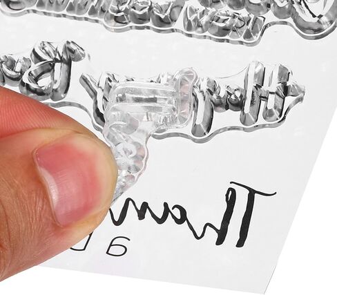Transparent Silicone Stamps, 1 Pcs T1542 Holiday Greeting Clear Stamps for Card Making Decoration DIY Scrapbooking Embossing Album Decor Craft, Clear in Saudi Arabia