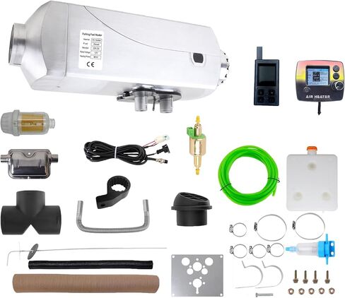 12V 9kW Diesel Heater ，Extra Large Aluminum Body, High Power Diesel Air Heater LCD Display, Overheat Alarm and Thermostat, Low Noise Parking Heater for RVs,Trucks, Ships in Saudi Arabia