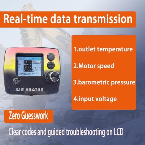 12V 9kW Diesel Heater ，Extra Large Aluminum Body, High Power Diesel Air Heater LCD Display, Overheat Alarm and Thermostat, Low Noise Parking Heater for RVs,Trucks, Ships in Saudi Arabia