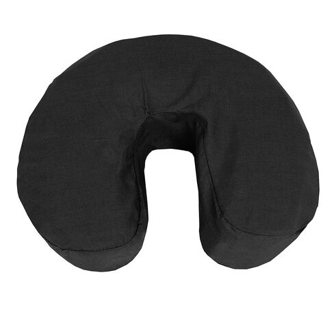Soft & Heavy Microfiber Massage Tables Face Cradle Covers Cozies Fitted- 4 Pieces - 4 Pieces (4, Black) in Saudi Arabia