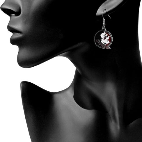 NCAA Siskiyou Sports Womens Florida State Seminoles Dangle Earrings One Size Team Color in Saudi Arabia