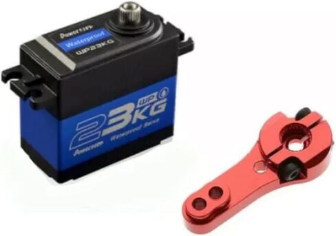 Power HD WP-23KG 23KG Waterproof High Torque Titanium Servo with Aluminum Horn Includes CHICAGOLAND RC Coupon in Saudi Arabia