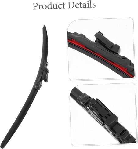 LIFKOME Frameless Car Wiper Blades Windshield Wiper Strips for Enhanced Water Removal Easy Installation and Noise Reducing Design Compatible with Standard Interfaces in Saudi Arabia