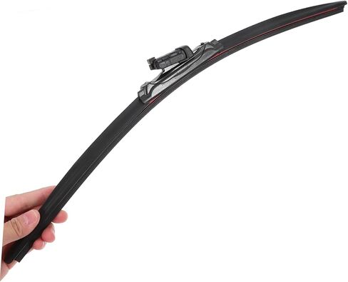 LIFKOME Frameless Car Wiper Blades Windshield Wiper Strips for Enhanced Water Removal Easy Installation and Noise Reducing Design Compatible with Standard Interfaces in Saudi Arabia
