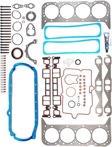 Engine Full Gasket Set Head Bolts Compatible with 1996-1999 for Chevrolet C1500 5.7L;1996-1999 for Chevrolet C1500 Suburban 5.7L OE HS7733PT-16 in Saudi Arabia