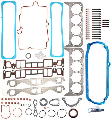 Engine Full Gasket Set Head Bolts Compatible with 1996-1999 for Chevrolet C1500 5.7L;1996-1999 for Chevrolet C1500 Suburban 5.7L OE HS7733PT-16 in Saudi Arabia