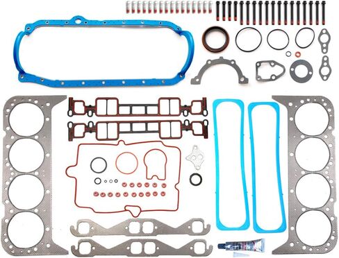 Engine Full Gasket Set Head Bolts Compatible with 1996-1999 for Chevrolet C1500 5.7L;1996-1999 for Chevrolet C1500 Suburban 5.7L OE HS7733PT-16 in Saudi Arabia