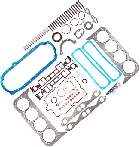 Engine Full Gasket Set Head Bolts Compatible with 1996-1999 for Chevrolet C1500 5.7L;1996-1999 for Chevrolet C1500 Suburban 5.7L OE HS7733PT-16 in Saudi Arabia