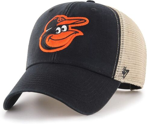 '47 MLB Flagship Wash Mesh Primary Logo MVP Adjustable Hat, Adult One Size Fits All - Atlanta Braves Vintage Navy in Saudi Arabia