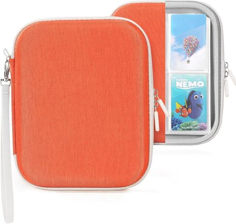 Card Case Fit for Yoto Cards, Portable Card Binder Holder with 120 Pockets for Player & Mini Audiobook Cards, Card Folder Storage with Sleeves for Travel (Pink) in Saudi Arabia