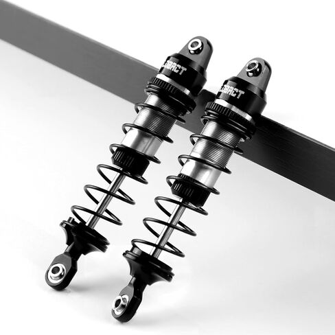 GLOBACT ألومنيوم 88 مم ماص للصدمات الزيتية الأمامية والخلفية مع زنبركات لـ TRAXXAS Mini Maxx XRT 107154-1 108076-1 1/16 RC ترقيات الشاحنة (فضي) in Kuwait