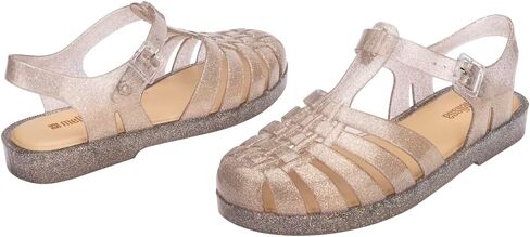 صندل جيلي بوسيشن للنساء من ميليسا - حذاء جيلي الأصلي، صندل صياد السمك بحزام قابل للتعديل وإبزيم جانبي in Kuwait