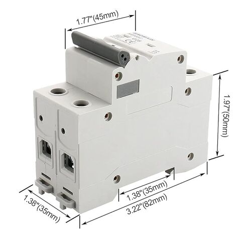 Baomain قاطع الدائرة المصغرة DZ47-63 Break AC400V 2Amp 2 Pole DIN Rail Mounting in Saudi Arabia