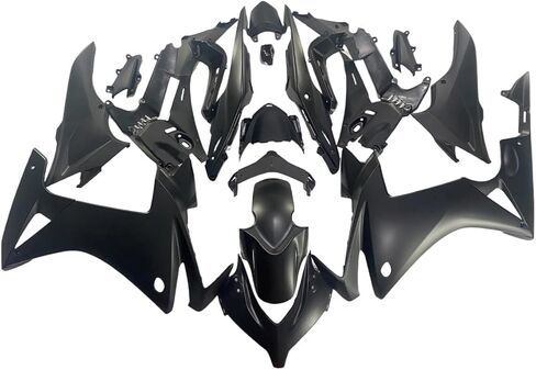 ABS حقن كامل Fairing Kit مناسب لهوندا CBR500R 2013 2014 2015 CBR 500R 13 14 15 دراجة نارية رياضية هيكل من البلاستيك هيكل الجسم مجموعة القلنسة - رمادي أسود in Kuwait