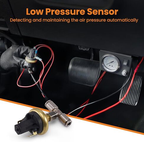 maXpeedingrods On Board Air Compressor System with Low Pressure Sensor Universal Air Compressor Kit for Trucks Vans in Saudi Arabia