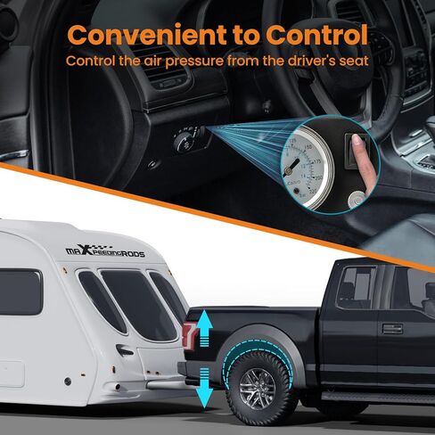 maXpeedingrods On Board Air Compressor System with Low Pressure Sensor Universal Air Compressor Kit for Trucks Vans in Saudi Arabia