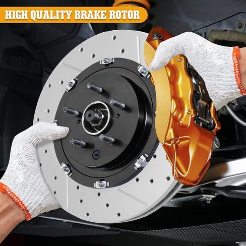 Disc Brake Kits with Pads and Rotors Front & Rear Drilled Slotted Vented Rotor for 2010 FLincoln Mkx ord Edge in Kuwait