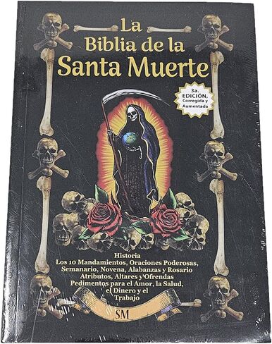 La Biblia de la Santa Muerte (libro) غلاف ورقي الكتاب المقدس للموت المقدس باللغة الإسبانية in Kuwait