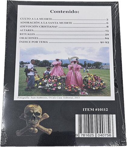 La Biblia de la Santa Muerte (libro) غلاف ورقي الكتاب المقدس للموت المقدس باللغة الإسبانية in Kuwait
