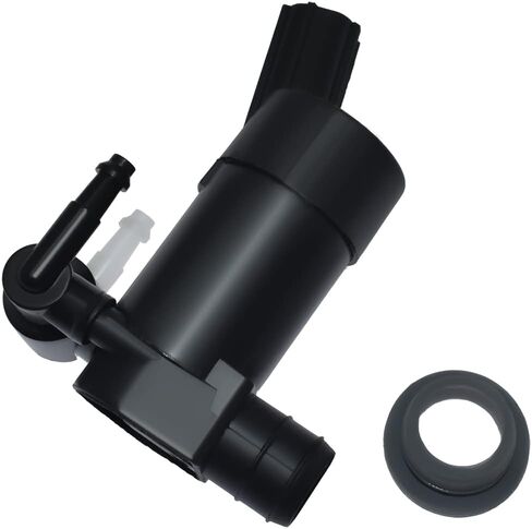 1355124 مضخة محرك غسالة الزجاج الأمامي مع جروميت متوافقة مع فولفو C30 2008-2013 S40 2004 V50 2005-2011 V70 2004-2010 Xc70 2004-2016 Xc90 2004-2014 in Kuwait