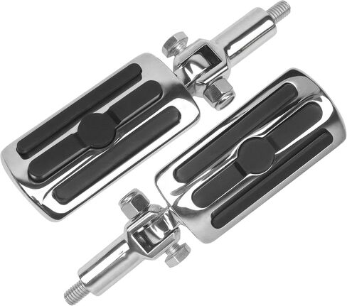 Passenger Peg Fit for Harley Davidson Softail 2000-2006, Footpeg Rest for Springer Classic Standard Deuce Heritage Fatboy, Chrome Rear Motorcycle Pedal Accessories Mounts with Clevis Mounting Kit in Saudi Arabia
