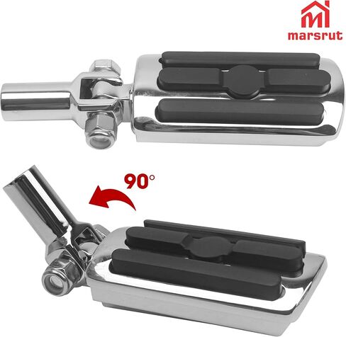 Passenger Peg Fit for Harley Davidson Softail 2000-2006, Footpeg Rest for Springer Classic Standard Deuce Heritage Fatboy, Chrome Rear Motorcycle Pedal Accessories Mounts with Clevis Mounting Kit in Saudi Arabia