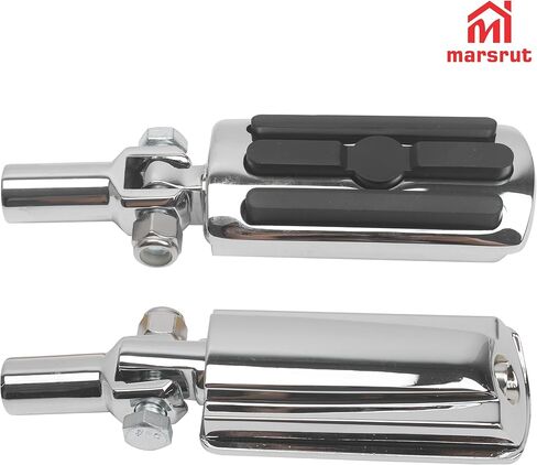 Passenger Peg Fit for Harley Davidson Softail 2000-2006, Footpeg Rest for Springer Classic Standard Deuce Heritage Fatboy, Chrome Rear Motorcycle Pedal Accessories Mounts with Clevis Mounting Kit in Saudi Arabia