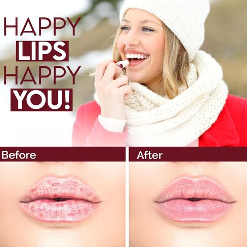 مرطب الشفاه المرطب من سولت رانج - الكرز وزبدة الشيا - مرطب للشفاه الجافة والمتشققة والشفاه المتشققة، مرطب شفاه عضوي، عبوتين، 0.30 أونصة in Kuwait