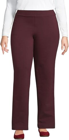 بنطال نسائي مستقيم الأرجل متوسط ​​الارتفاع من Lands' End بتصميم نجم البحر in Kuwait