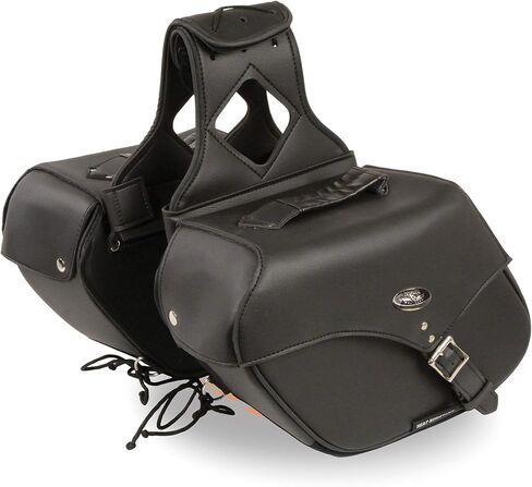 Milwaukee Performance SH66801ZB Medium Zip-Off Single Strap PVC Throw Over Saddlebags - One Size in Kuwait