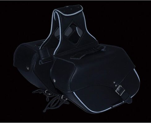 Milwaukee Performance SH66801ZB Medium Zip-Off Single Strap PVC Throw Over Saddlebags - One Size in Kuwait