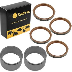 Caltric Muffler Gasket Set Compatible with Suzuki GSX-R750 2008-2020 / GSX-R600 2008-2023 14181-46E10 in Saudi Arabia