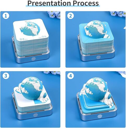 تقويم ثلاثي الأبعاد 2026، تقويم قطعة وقت المكتب 2026، مفكرة فنية ورقية ثلاثية الأبعاد قابلة للتمزيق مع أضواء LED، تقويمات لوحة فنية إبداعية ثلاثية الأبعاد للمذكرات، هدية نحت الورق بنفسك (ك) in Kuwait