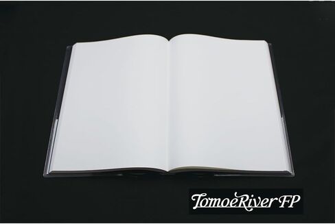 Tomoe River FP (52 جم/م2) دفتر ملاحظات من SANZEN، 5.85 بوصة × 8.27 بوصة، 368 صفحة (184 ورقة)، غلاف صلب، غير مسطر، مرتبط بخيط، أبيض (SR-A5MBW) in Kuwait