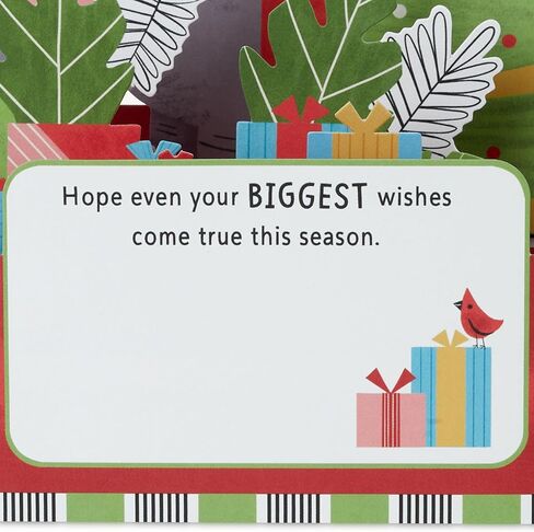 Hallmark Paper Wonder Musical 3D Pop-Up Christmas Card With Light (Happy Hippo Under the Tree) in Saudi Arabia
