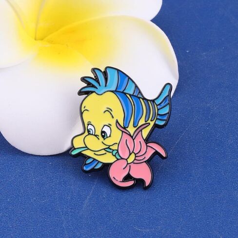 KEYCHIN Mermaid Flounder Earrings Ariel And Flounder Fans Gifts Flounder Jewelry For Women Girls in Saudi Arabia