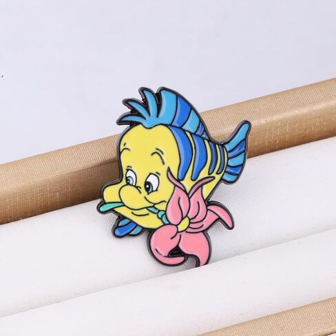 KEYCHIN Mermaid Flounder Earrings Ariel And Flounder Fans Gifts Flounder Jewelry For Women Girls in Saudi Arabia