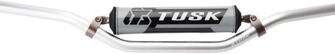 TUSK T-10 ألومنيوم 7/8 بوصة مقود YZ عالي الانحناء فضي لياماها TTR250 1999-2006 in Saudi Arabia