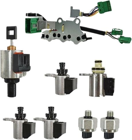 JF011E RE0F10A F1CJA CVT Transmission Solenoid Kit With Harness Pressure Sensor Stepper Motor Compatible For Nissan Altima Sentra Compatible For Dodge in Saudi Arabia