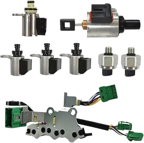 JF011E RE0F10A F1CJA CVT Transmission Solenoid Kit With Harness Pressure Sensor Stepper Motor Compatible For Nissan Altima Sentra Compatible For Dodge in Saudi Arabia