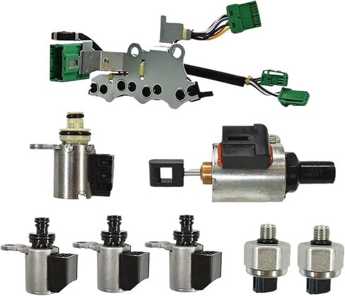 JF011E RE0F10A F1CJA CVT Transmission Solenoid Kit With Harness Pressure Sensor Stepper Motor Compatible For Nissan Altima Sentra Compatible For Dodge in Saudi Arabia