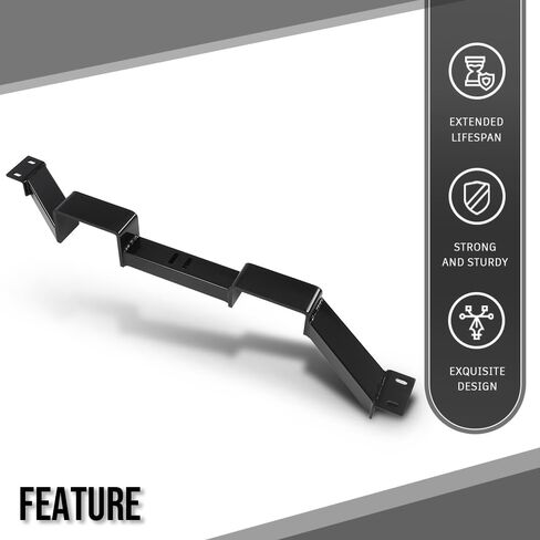 G-PLUS Transmission Crossmember Compatible with B-Body 1977-1990 Black in Saudi Arabia
